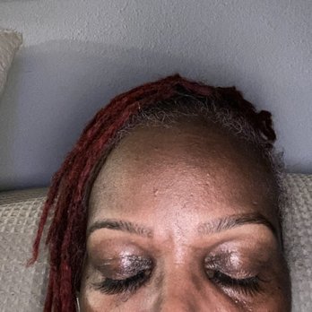 Kriti Eyebrows Threading - This is my eyebrows and eyelashes look like. Very natural. - Henna Artists Near Me - Las Vegas, Nevada