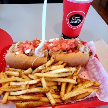 Lefty's Cheesesteak - Buffalo chicken hoagie with cajun french fries - Cheesesteaks Near Me - Southfield, Michigan Lefty's Cheesesteak - Buffalo chicken hoagie with cajun french fries - Cheesesteaks Near Me - Southfield, Michigan