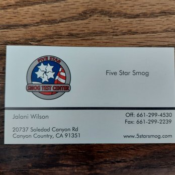 Five Star Smog Test Center - Smog Check Stations Near Me - Santa Clarita, California Five Star Smog Test Center - Smog Check Stations Near Me - Santa Clarita, California