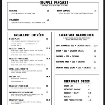 Burnt Crumbs - Menu - New American Near Me - Irvine, California