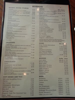 Menu photo 4 Santo Grão São Paulo, SP