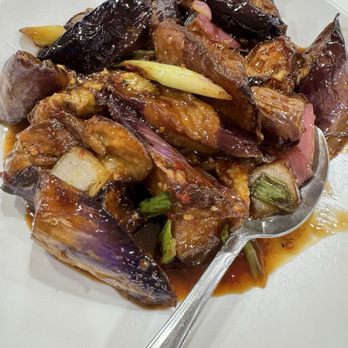 Spicy & Cloud - 鱼香茄子 / Stir-Fried Eggplant with Spicy Garlic Sauce - Chinese Near Me - San Francisco, California Spicy & Cloud - 鱼香茄子 / Stir-Fried Eggplant with Spicy Garlic Sauce - Chinese Near Me - San Francisco, California