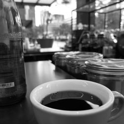 A winter drip by the back counter