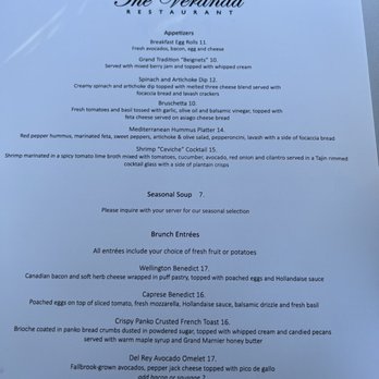 The Veranda Restaurant - Desserts Near Me - Fallbrook, California
