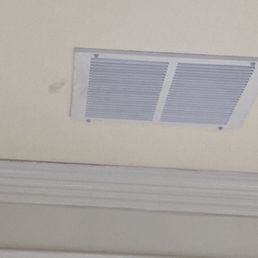 Damage to wall and ceiling by Samms Damage to wall and ceiling by Samms