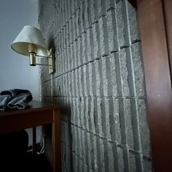 Kewanee Motor Lodge - Concrete walls