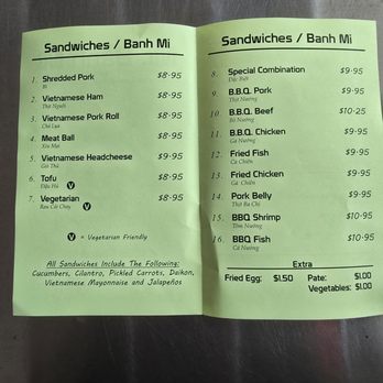 Mr Banh Mi - Menu - Vietnamese Near Me - San Francisco, California Mr Banh Mi - Menu - Vietnamese Near Me - San Francisco, California