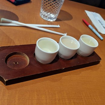 Umi Sushi - Sake sampler - Sushi Bars Near Me - Ann Arbor, Michigan Umi Sushi - Sake sampler - Sushi Bars Near Me - Ann Arbor, Michigan