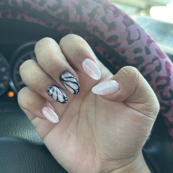 Pro Nails & Spa - Butterfly nails with glitter - Nail Salons Near Me - Fountain Valley, California Pro Nails & Spa - Butterfly nails with glitter - Nail Salons Near Me - Fountain Valley, California