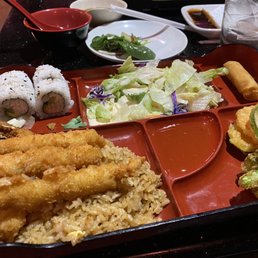 Shrimp tempura bento Shrimp tempura bento