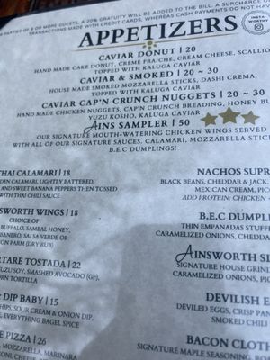 Menu photo 1 The Ainsworth Hoboken, NJ Menu photo 1 The Ainsworth Hoboken, NJ