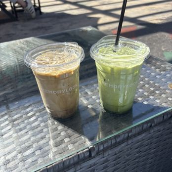Memorylook - Brown Sugar Hojicha Latte and matcha latte - Coffee & Tea Near Me - Los Angeles, California Memorylook - Brown Sugar Hojicha Latte and matcha latte - Coffee & Tea Near Me - Los Angeles, California