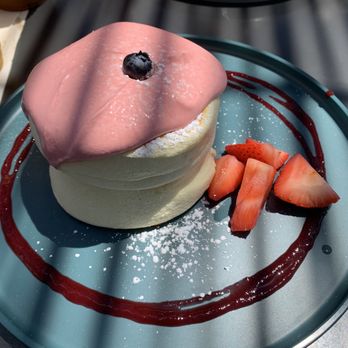 Burnt Crumbs - Strawberry Souffl Pancakes - New American Near Me - Irvine, California