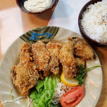 Restaurant Kunio - omgsh when I saw fried oyster, I got it. DELICIOUS N good portion - Japanese Near Me - Waipahu, Hawaii Restaurant Kunio - omgsh when I saw fried oyster, I got it. DELICIOUS N good portion - Japanese Near Me - Waipahu, Hawaii