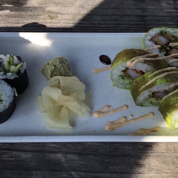 The Oar - Cucumber Roll and Shrimp Tempura Roll - Seafood Near Me - Block Island, Rhode Island