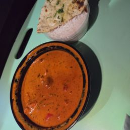Chicken tikka masala, medium spice. Garlic naan. August 2026. Deeeelicious!! Chicken tikka masala, medium spice. Garlic naan. August 2026. Deeeelicious!!