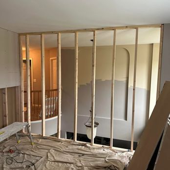 MR J Remodeling - Drywall work in progress. - Flooring Near Me MR J Remodeling - Drywall work in progress. - Flooring Near Me