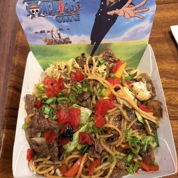 One Piece Cafe - Sanji's Beef Yakisoba - Themed Cafes Near Me - Los Angeles, California One Piece Cafe - Sanji's Beef Yakisoba - Themed Cafes Near Me - Los Angeles, California