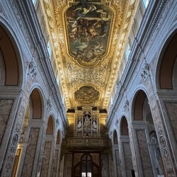 Cattedrale di Sorrento - Looking towards the entrance and organ upstairs