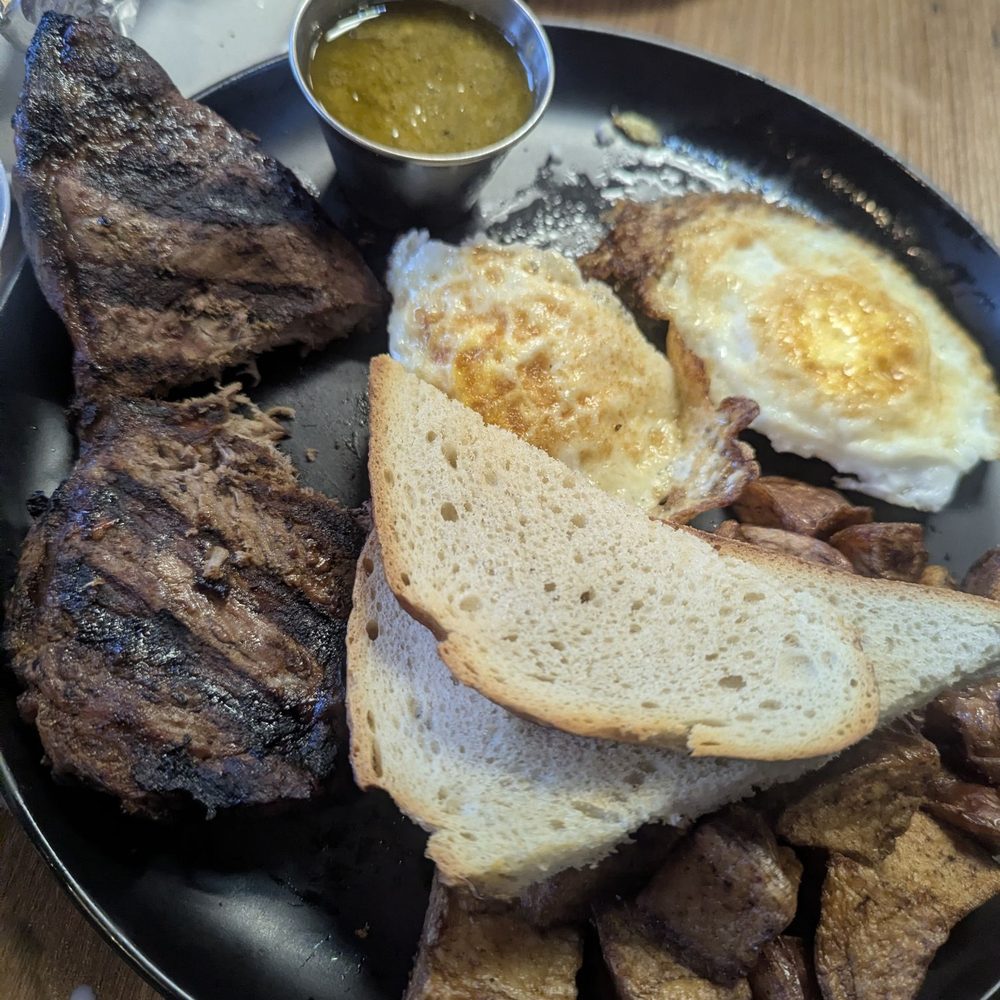 A Huevo Cafe - Steak & Eggs w Potatoes - Breakfast & Brunch Near Me - Los Angeles, California A Huevo Cafe - Steak & Eggs w Potatoes - Breakfast & Brunch Near Me - Los Angeles, California