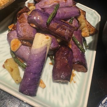 Mountain House - Sauted Chinese Long Beans w. Eggplant - Szechuan Near Me - Queens, New York Mountain House - Sauted Chinese Long Beans w. Eggplant - Szechuan Near Me - Queens, New York