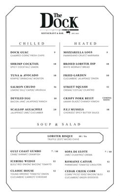 Menu photo 6 The Dock Restaurant & Bar Malakoff, TX Menu photo 6 The Dock Restaurant & Bar Malakoff, TX