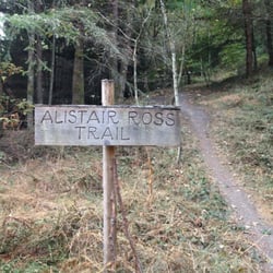 Mount Galiano - Sign from road