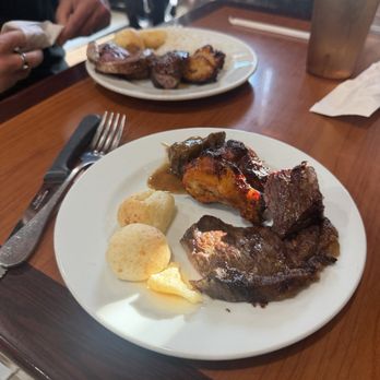 Beef Grill - Cheese bread, pincanha, and garlic rib eye and chicken wings - all amazing - Brazilian Near Me - Sandy Springs, Georgia Beef Grill - Cheese bread, pincanha, and garlic rib eye and chicken wings - all amazing - Brazilian Near Me - Sandy Springs, Georgia