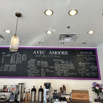 Avec Amoore - Menu - Gluten-Free Near Me - Gilbert, Arizona
