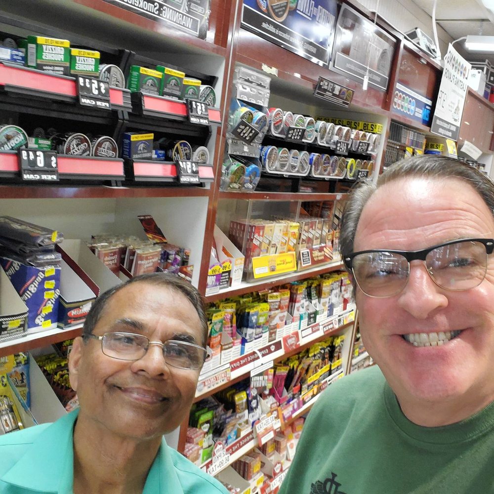 Cypress Smoke Shop - Me with the owner Ghanshyam. What a great guy! - Tobacco Shops Near Me - Cypress, California