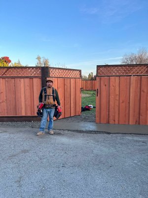 Fences & Gates Full Construction - Full Construction Wooden Fence/Gate Service finished with 2 weeks. Give us a call for a free consultation.