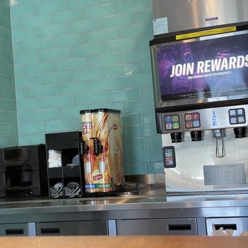 Taco Bell - a coffee machine and a soda dispenser - Tacos Near Me - Norco, California