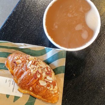 Starbucks - Caffè Misto & Almond Croissant - Coffee & Tea Near Me - Poway, California Starbucks - Caffè Misto & Almond Croissant - Coffee & Tea Near Me - Poway, California