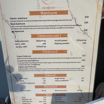 One Plus Nail - Price list 12/2023 - Nail Salons Near Me - Rowland Heights, California