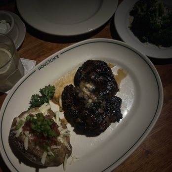 Houston's Restaurant - ribeye and Baked Idaho Potato - New American Near Me - Irvine, California Houston's Restaurant - ribeye and Baked Idaho Potato - New American Near Me - Irvine, California