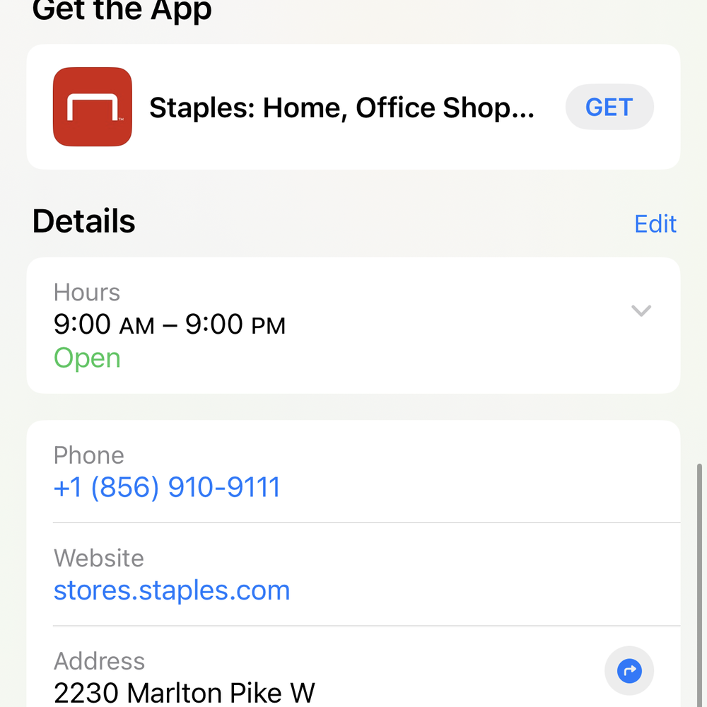 Staples - This is the location I was at. - Marketing Near Me - Cherry Hill, New Jersey Staples - This is the location I was at. - Marketing Near Me - Cherry Hill, New Jersey