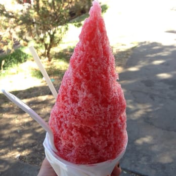 Osaka-Ya - Small strawberry snow cone with vanilla ice cream inside :) - Desserts Near Me - Sacramento, California Osaka-Ya - Small strawberry snow cone with vanilla ice cream inside :) - Desserts Near Me - Sacramento, California
