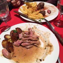 Schum - Duck and steak.