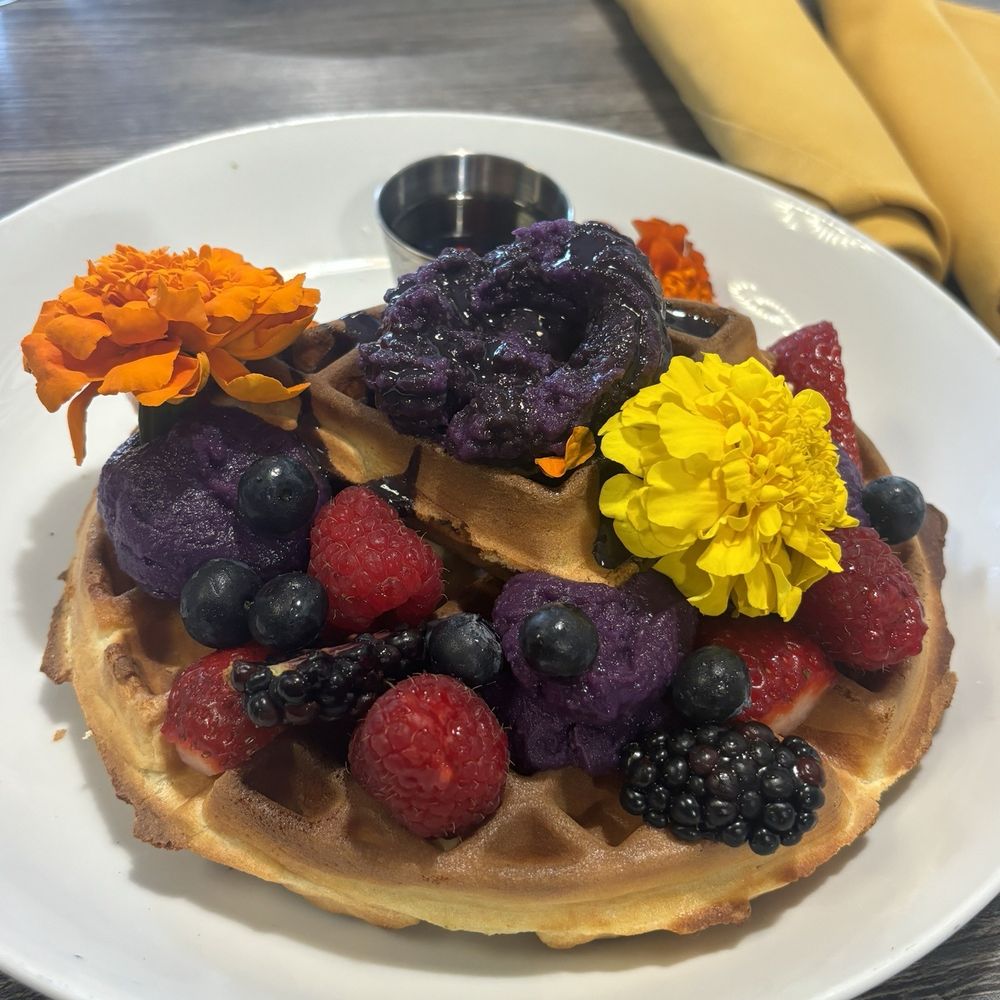 The Brunch House - Ube waffle - Breakfast & Brunch Near Me - Temecula, California The Brunch House - Ube waffle - Breakfast & Brunch Near Me - Temecula, California