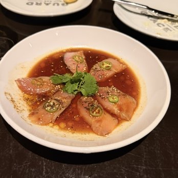 Guard and Grace Modern Steakhouse - Yellowtail Hamachi Sashimi - Steakhouses Near Me - Denver, Colorado