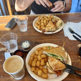 Biscuit Sandwich & Kevin's BS  - Seasonal Pumpkin Spice Latte