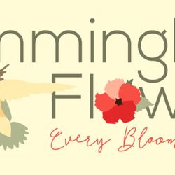 Hummingbird Flowers - Hummingbird Flower Logo