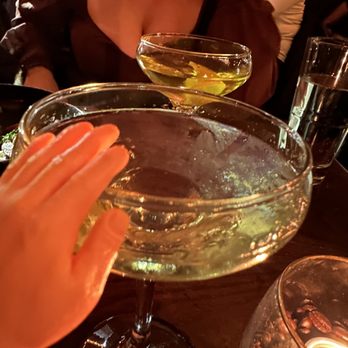 Parla - Dutch Martini - comes with a tentacle and a tiny hand Other drink is pipe dreams - Italian Near Me - Boston, Massachusetts Parla - Dutch Martini - comes with a tentacle and a tiny hand Other drink is pipe dreams - Italian Near Me - Boston, Massachusetts