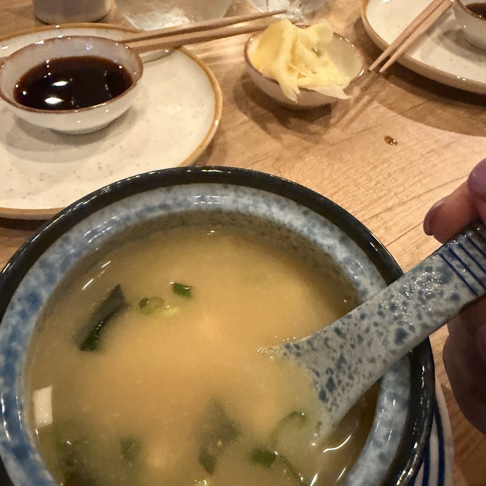 Silver Sea Sushi - Miso soup-came with a lid! - Sushi Bars Near Me - Flower Mound, Texas Silver Sea Sushi - Miso soup-came with a lid! - Sushi Bars Near Me - Flower Mound, Texas