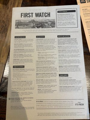 Menu photo 6 First Watch Clemmons, NC