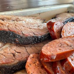 The Pig & Pint - Brisket and Sausage.