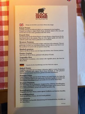 Menu photo 5 Block House Palma de Mallorca, PM