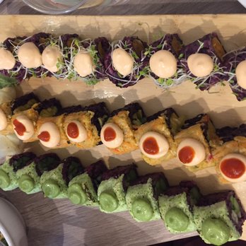 Beyond Sushi - Green machine, spicy mang and I can't remember the third sushi roll lol. - Sushi Bars Near Me - New York, New York Beyond Sushi - Green machine, spicy mang and I can't remember the third sushi roll lol. - Sushi Bars Near Me - New York, New York