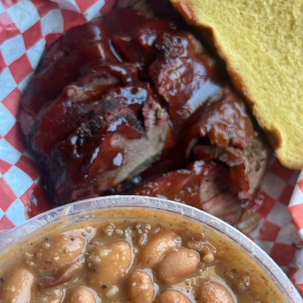 Brisket , Bread , Brisket Beans Brisket , Bread , Brisket Beans