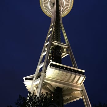 Space Needle - Space Needle at night - Landmarks & Historical Buildings Near Me - Seattle, Washington